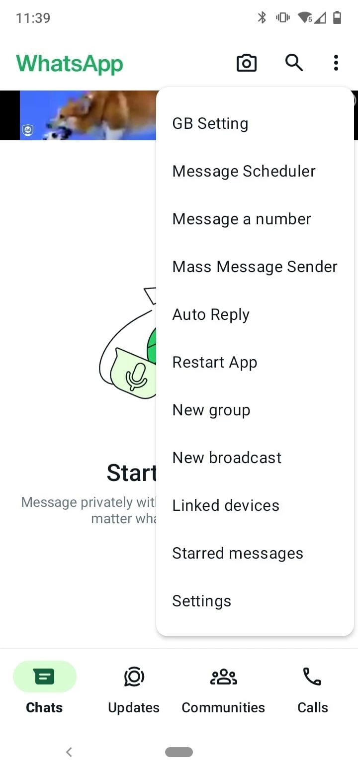 WhatsApp Plus — لقطة شاشة 5