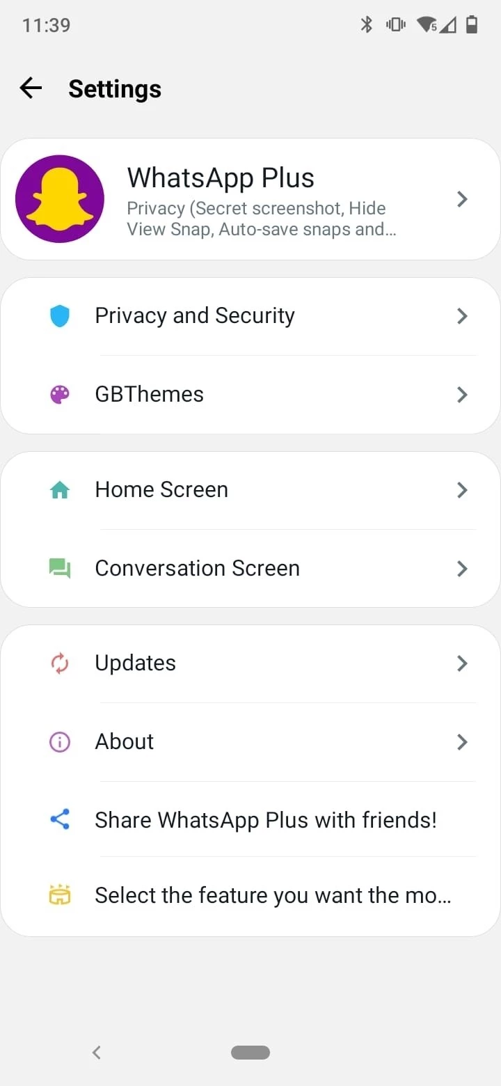 WhatsApp Plus — لقطة شاشة 6